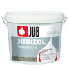 JUBIZOL Kulirplast 1.8 3 Kanta sa proizvodom JUBIZOL Kulirplast 1.8. Kanta je elipsastog oblika, pretežno bele boje sa sivim i crvenim detaljima. Na njoj je jasno istaknut logo proizvođača 'JUB' i naziv proizvoda 'Kulirplast 1.8'